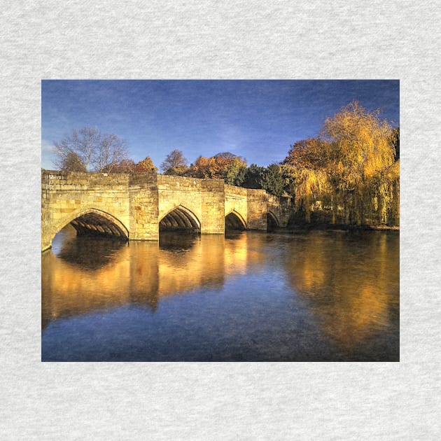 Bakewell Bridge and River Wye by galpinimages